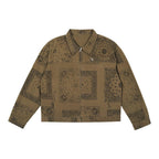 Bandana Loose Print Jacket - EU Only