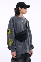 CZ Smile Washed Sweater