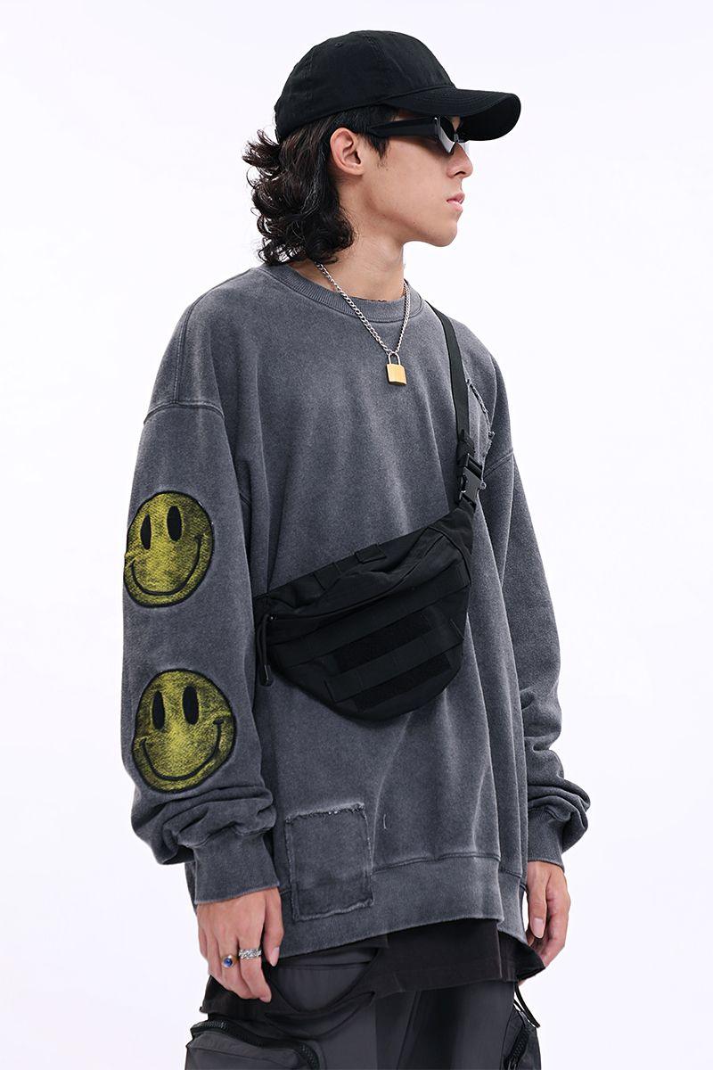 CZ Smile Washed Sweater