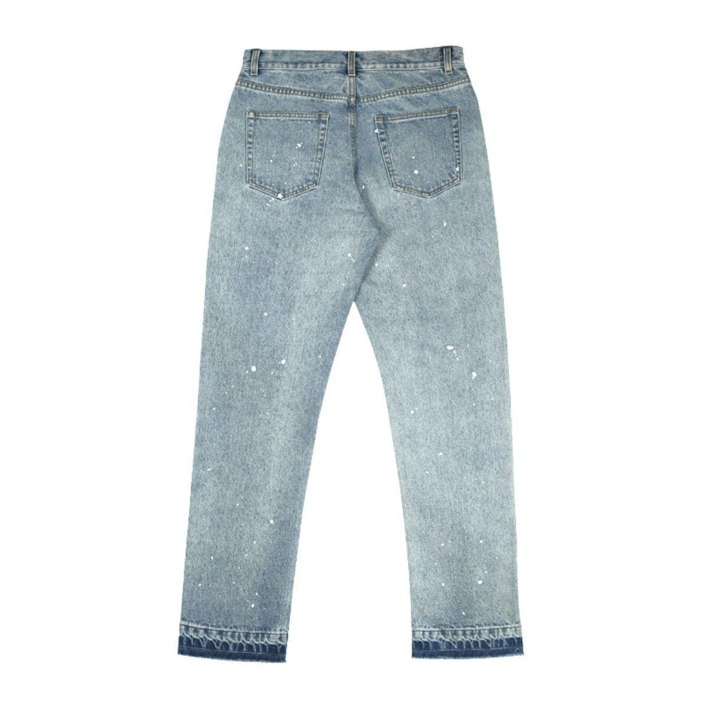 Empty Reference Splash Ink Light Blue Jeans
