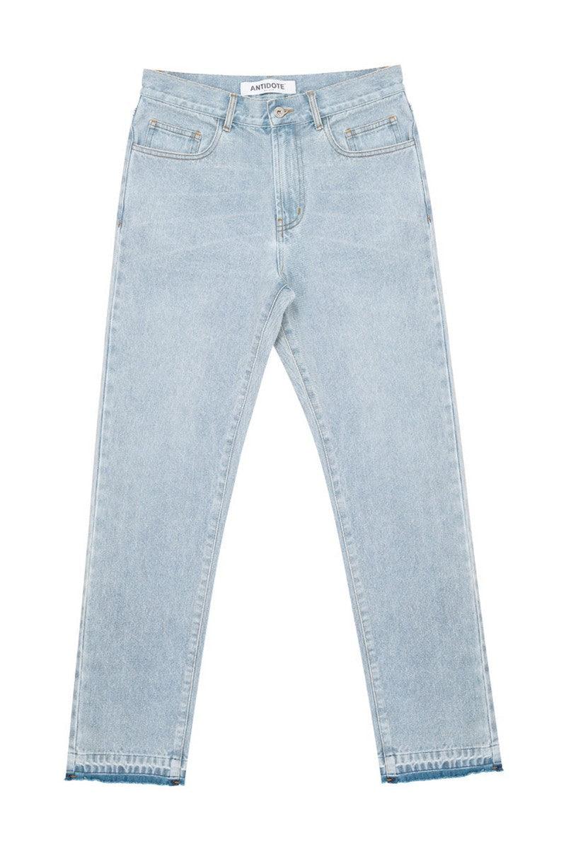 Antidote Washed Embroidered Logo Jeans - UK Only