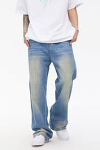 CZ Washed Baggy Jeans