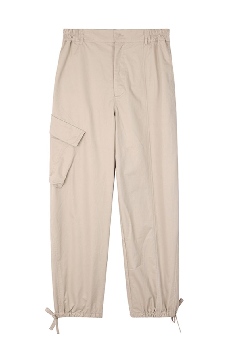 THINGY Khaki Irregular Trousers