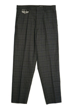 Mix7 Plaid Straight Trousers