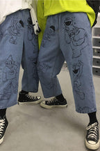CZ Muppets Painted Cropped Jeans