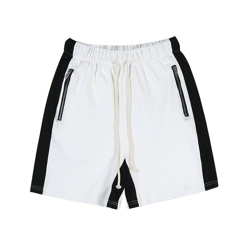 CZ White & Black Track Shorts