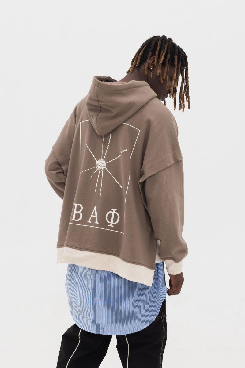 Empty Reference Deconstruction Logo Hoodie