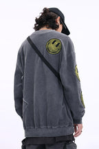 CZ Smile Washed Sweater