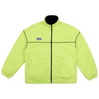 Empty Reference Reversible Black and Green Fleece Jacket
