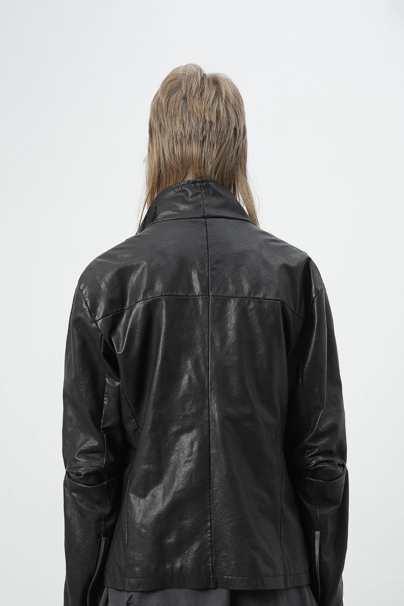 Unknown World FW19 Three Dimensional Leather Jacket
