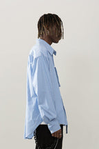 Empty Reference Split Striped L/S Shirt