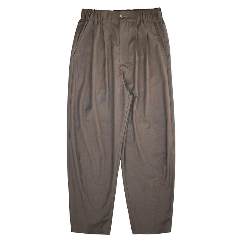 Empty Reference Coffee Loose Suit Trousers