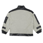 Empty Reference Gray Sherpa Fleece Jacket