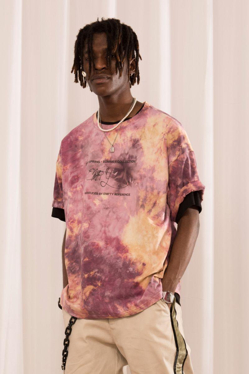 Empty Reference Tie Dyed Logo Tee