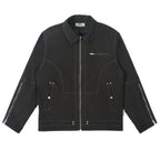 Empty Reference Structure Zipper Jacket