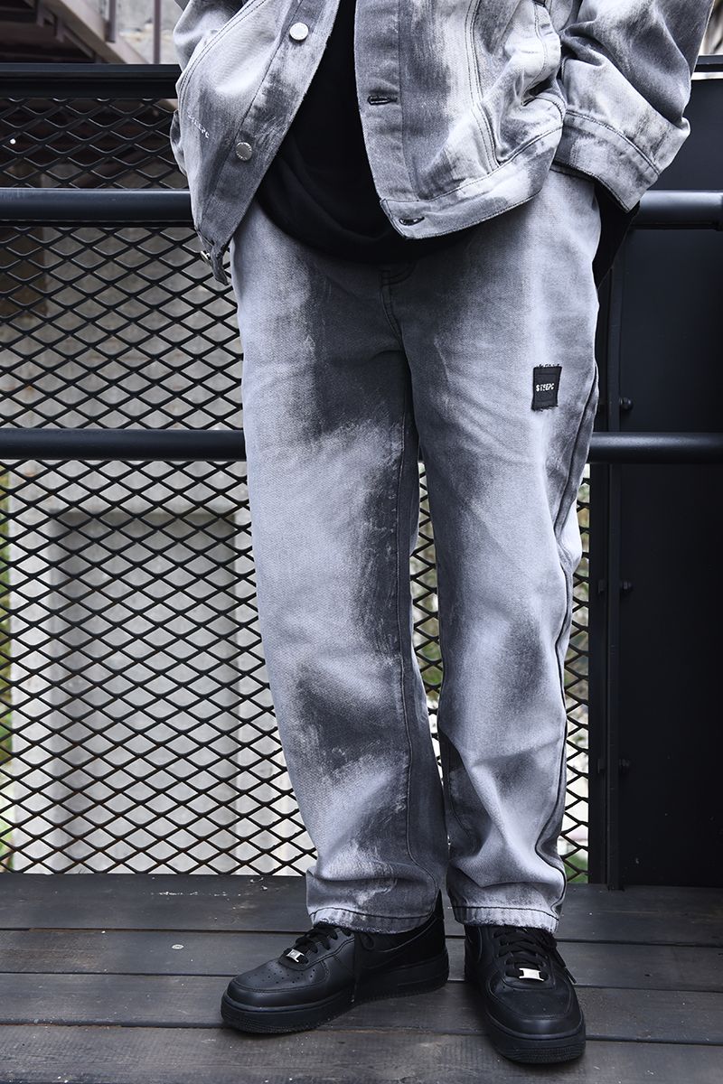 STEEPC Natural Washed Loose Jeans