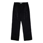 Empty Reference Black Corduroy Straight Trousers