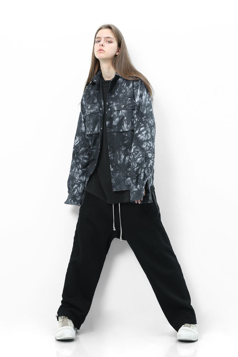 Unknown World Cloud Stained Ink Washed Jacket