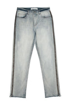 Antidote Washed Side Zipper Straight Jeans
