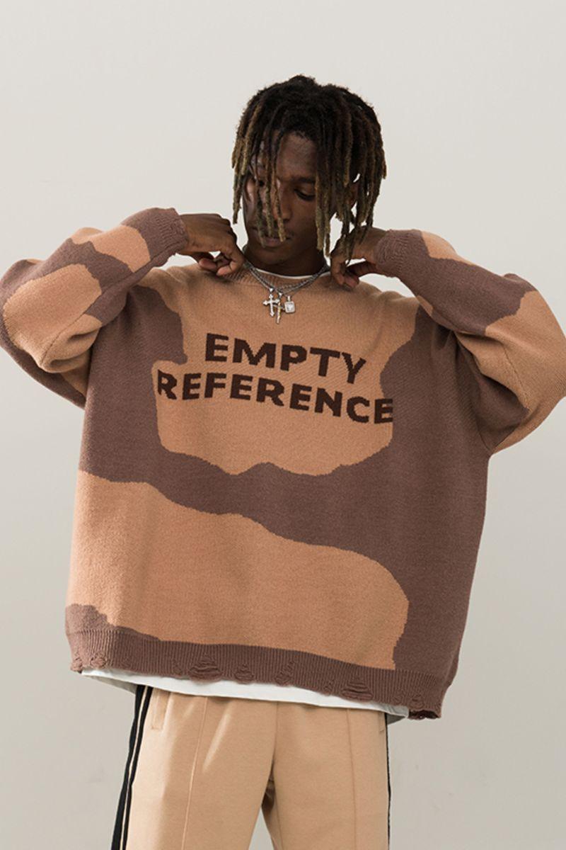 Empty Reference Logo Cashmere Sweater