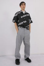 Mix7 Logo Printed Cuban S/S Shirt