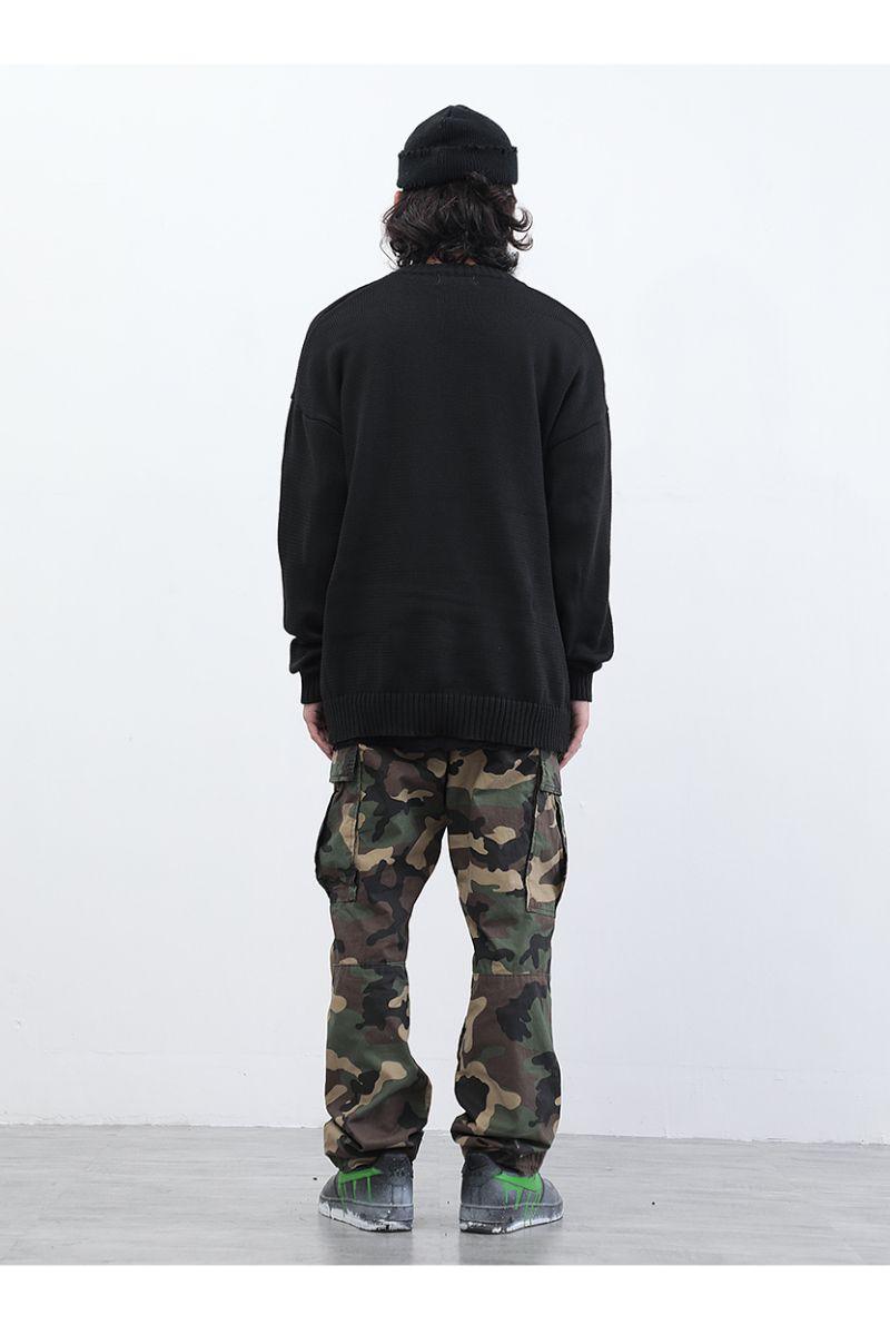 CZ Vampire Printed Sweater