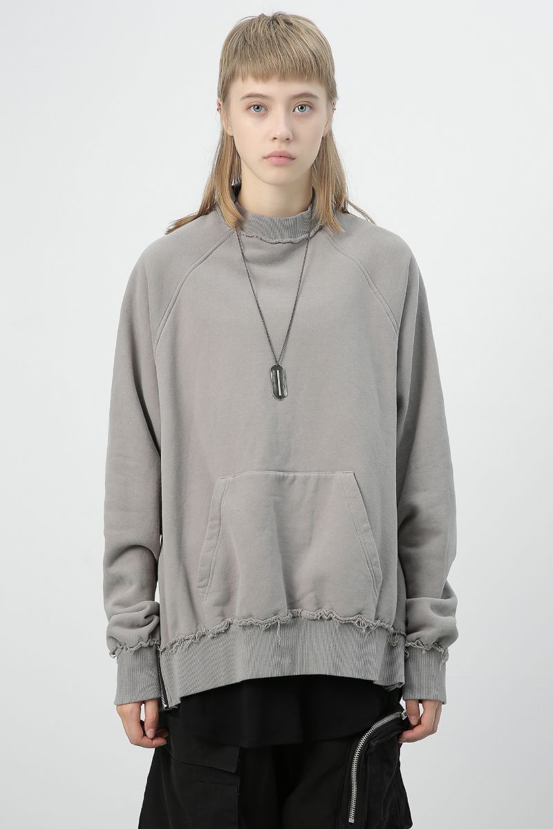 Unknown World Oversized Zipper Sweater