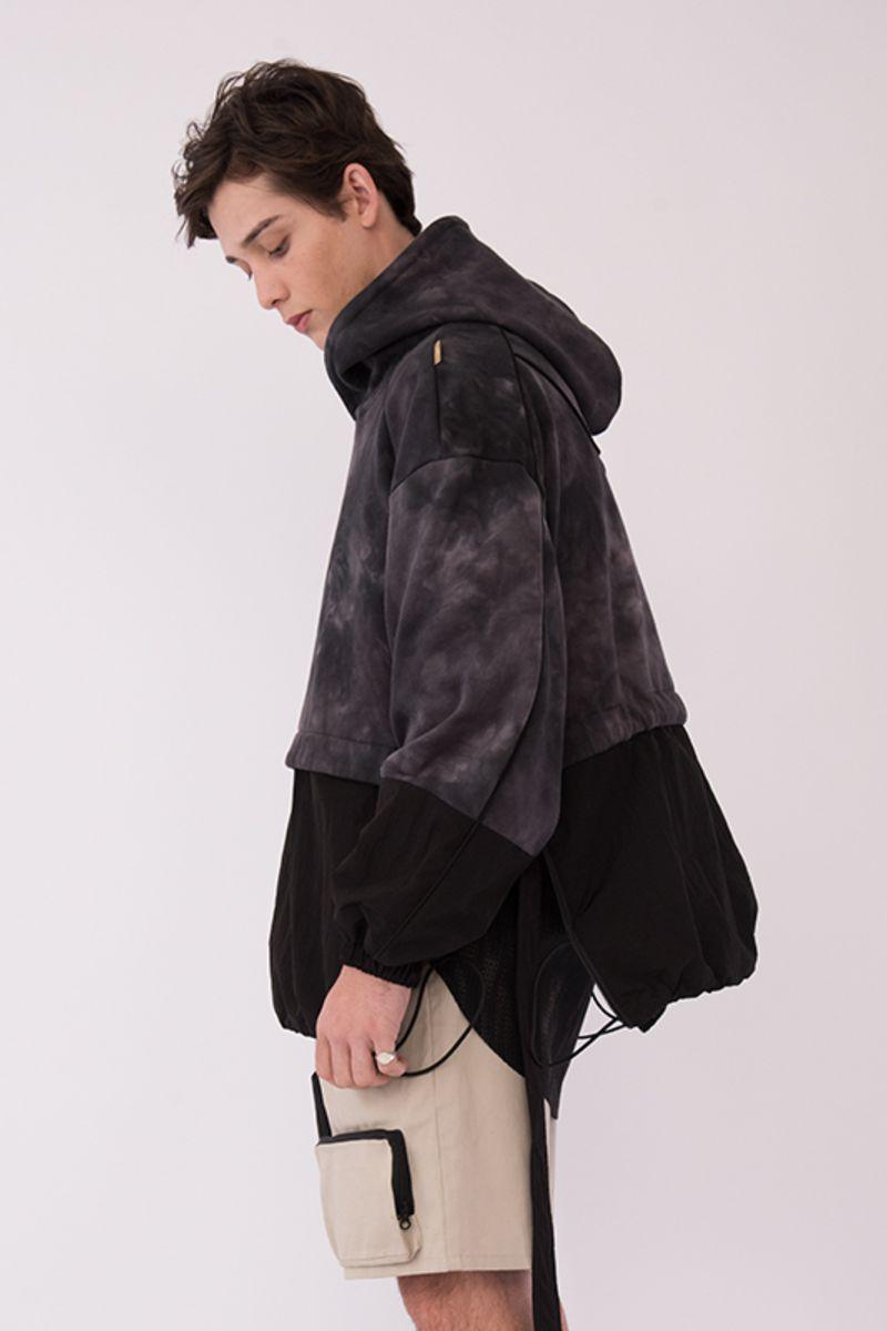 Empty Reference Split Washed Hoodie