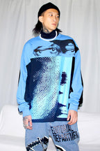 CZ Eyes Printed Sweater