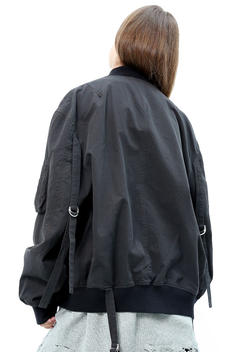 Unknown World MA1 Straps Bomber Jacket