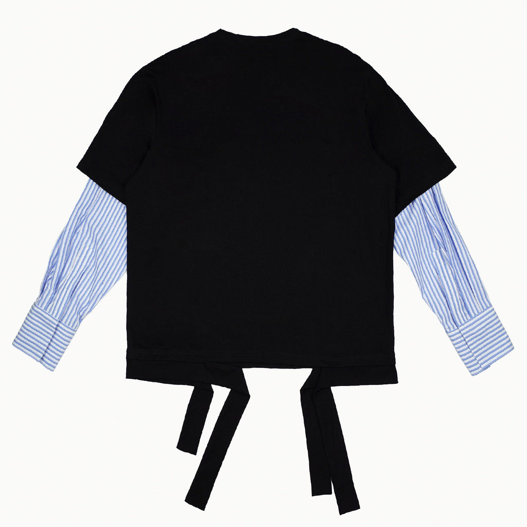 Empty Reference Stitched Shirt Sweater