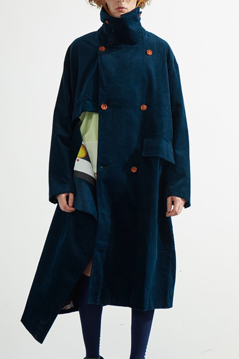 Mix7 Retro Corduroy Coat