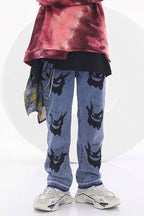 CZ Poke Printed Jeans