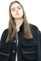 Unknown World Distressed Jeans Jacket