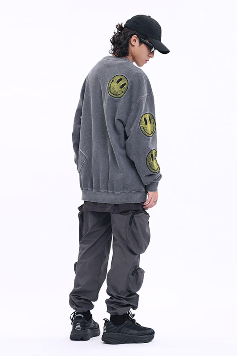 CZ Smile Washed Sweater