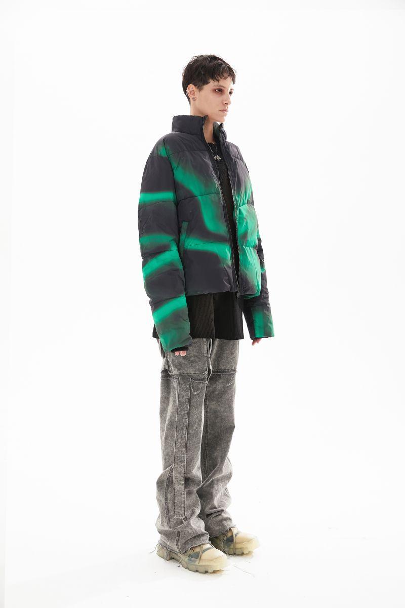 CZ Aurora Borealis Down Puffer Jacket