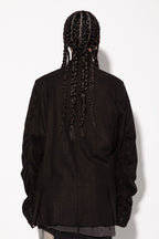 Unknown World Rumpled Cut Blazer