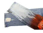 CZ Flame Painted Retro Jeans