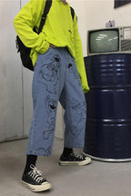 CZ Muppets Painted Cropped Jeans