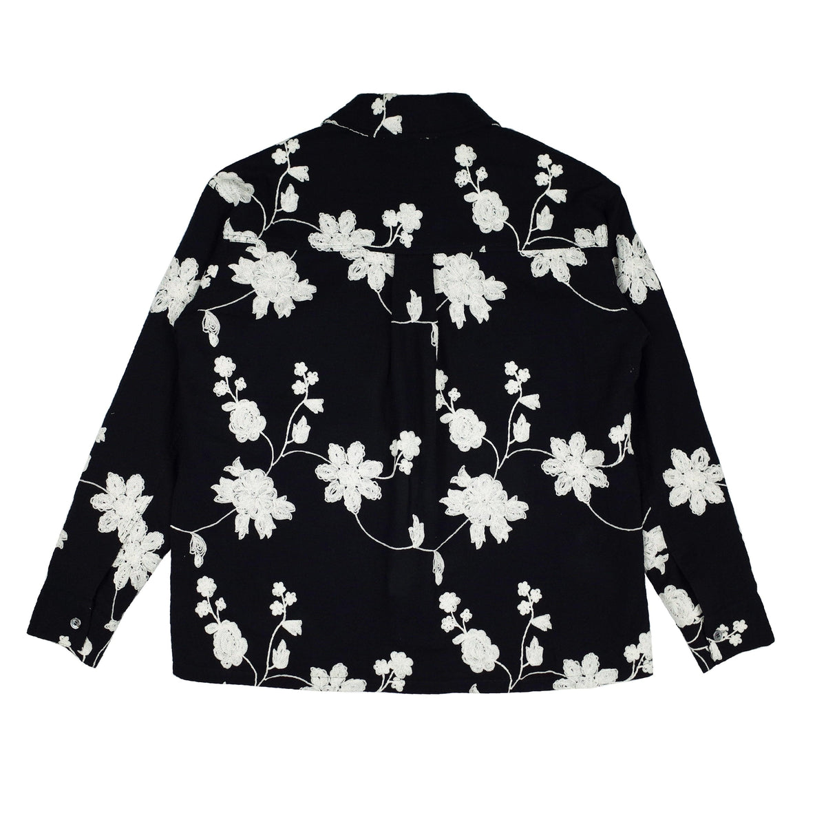 Empty Reference Embroidered Flowers Jacket