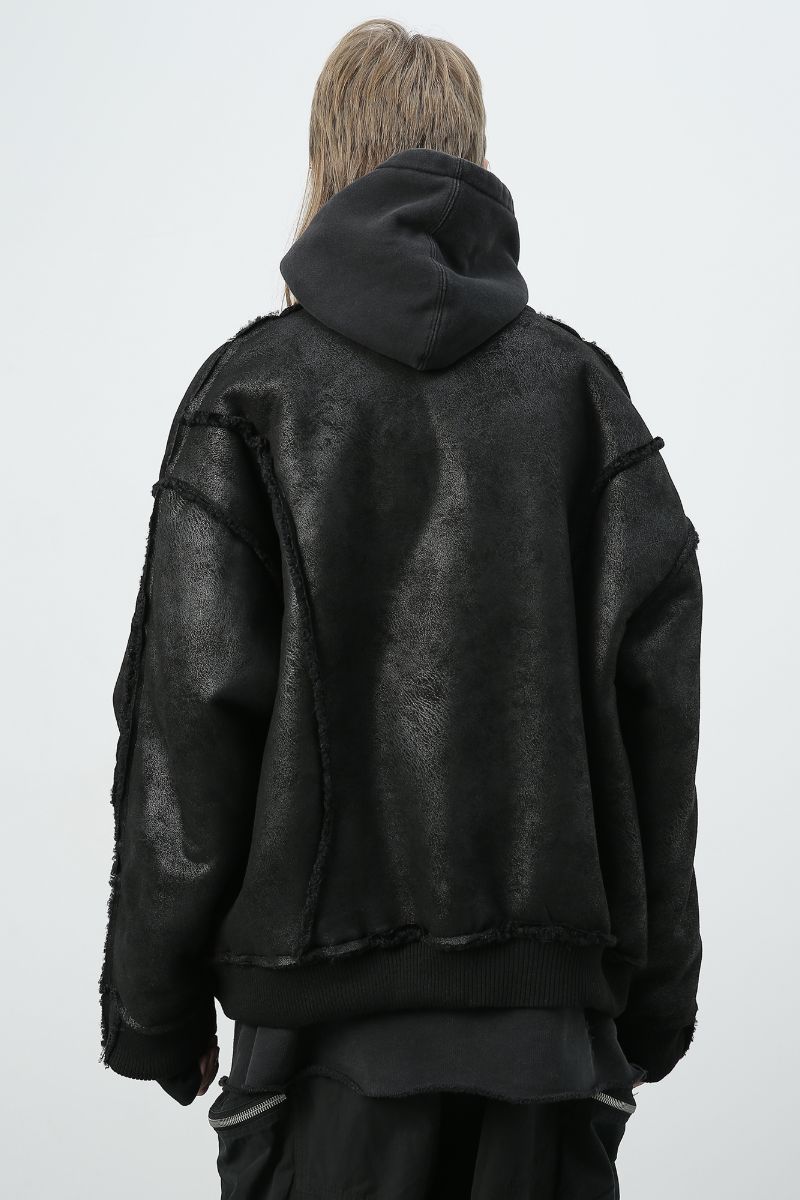 Unknown World FW19 Suede Moto Jacket