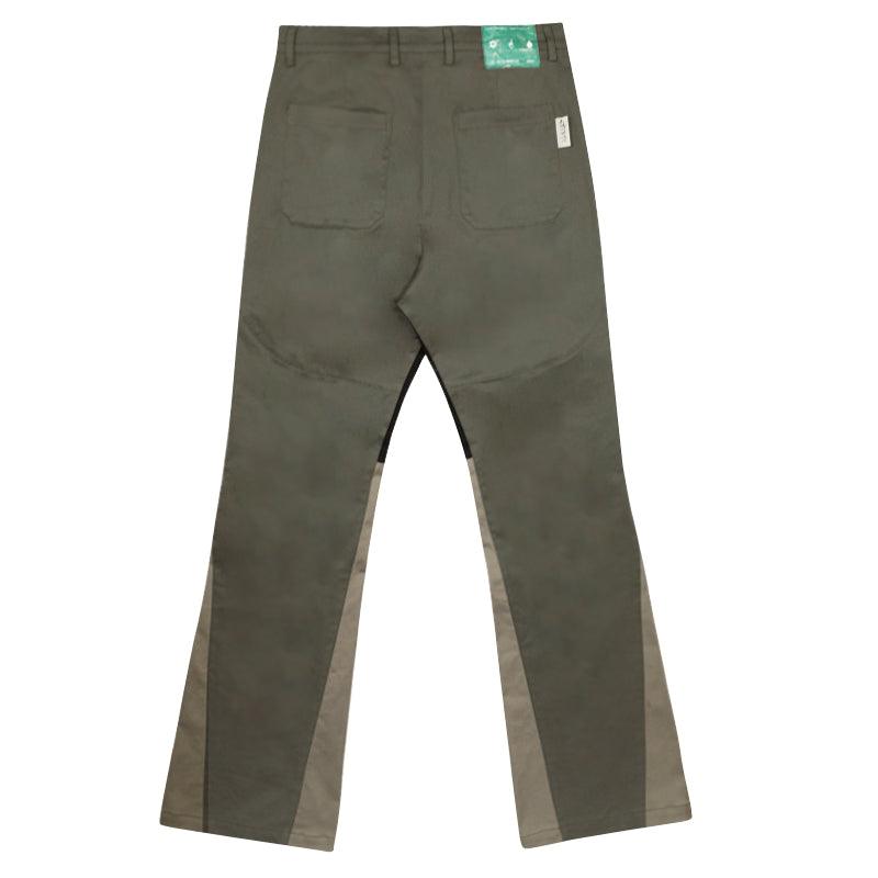 Empty Reference Stitched Flared Trousers
