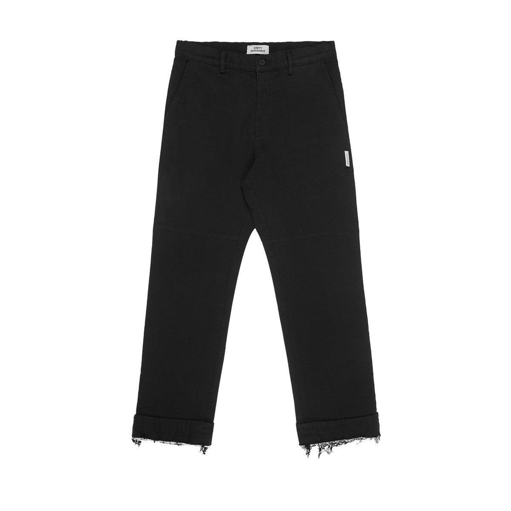 Empty Reference Washed Ripped Suit Trousers