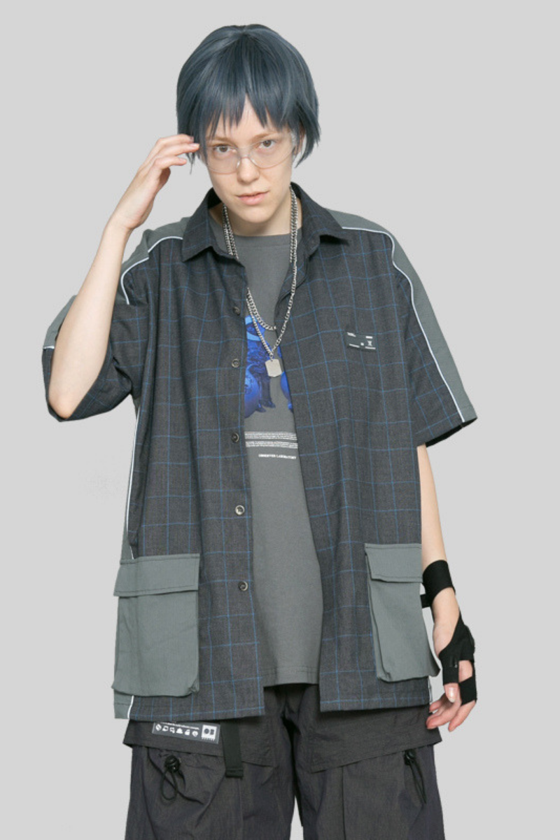 Observer Lab Plaid 3M Reflective S/S Shirt