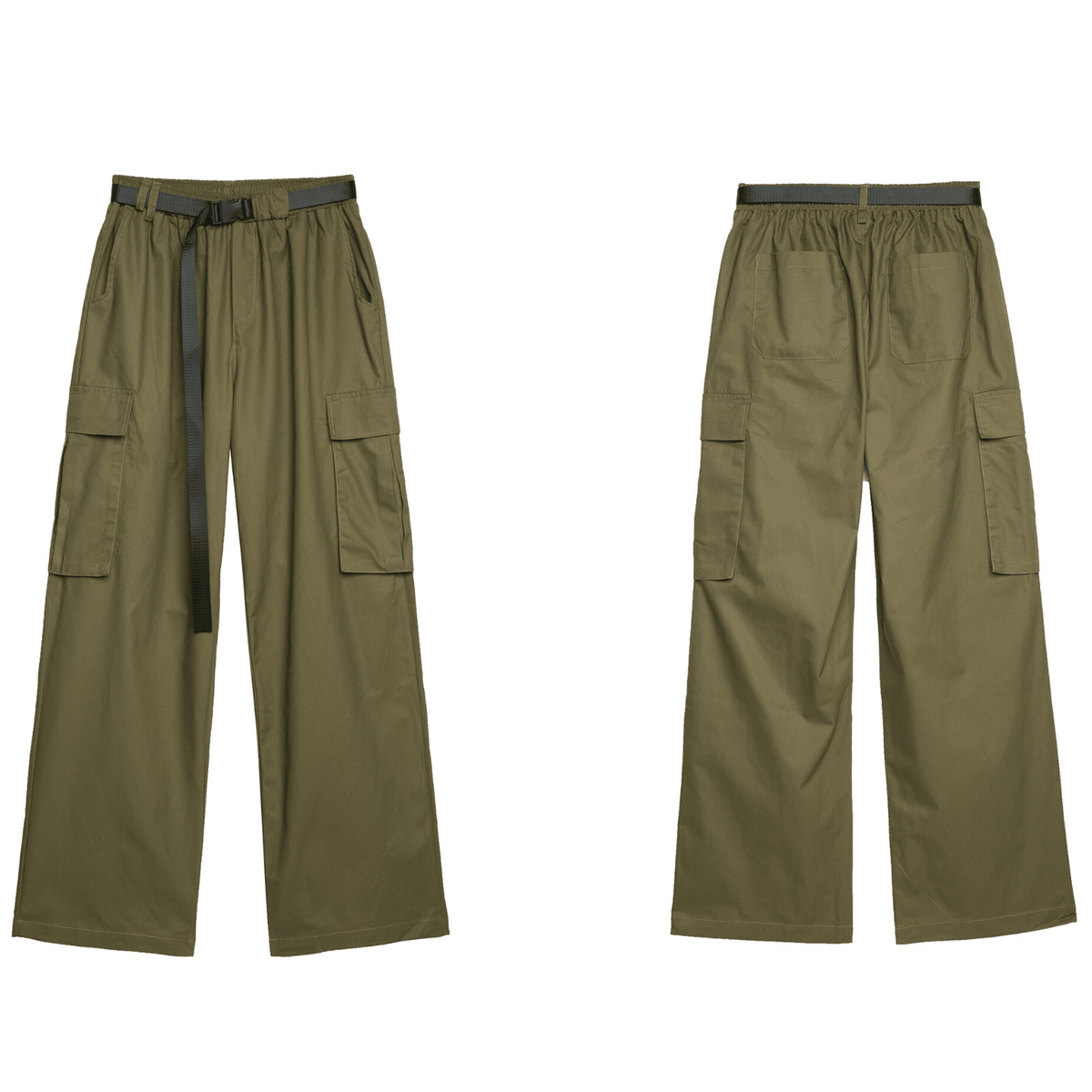 CZ Green Straight Belt Cargos