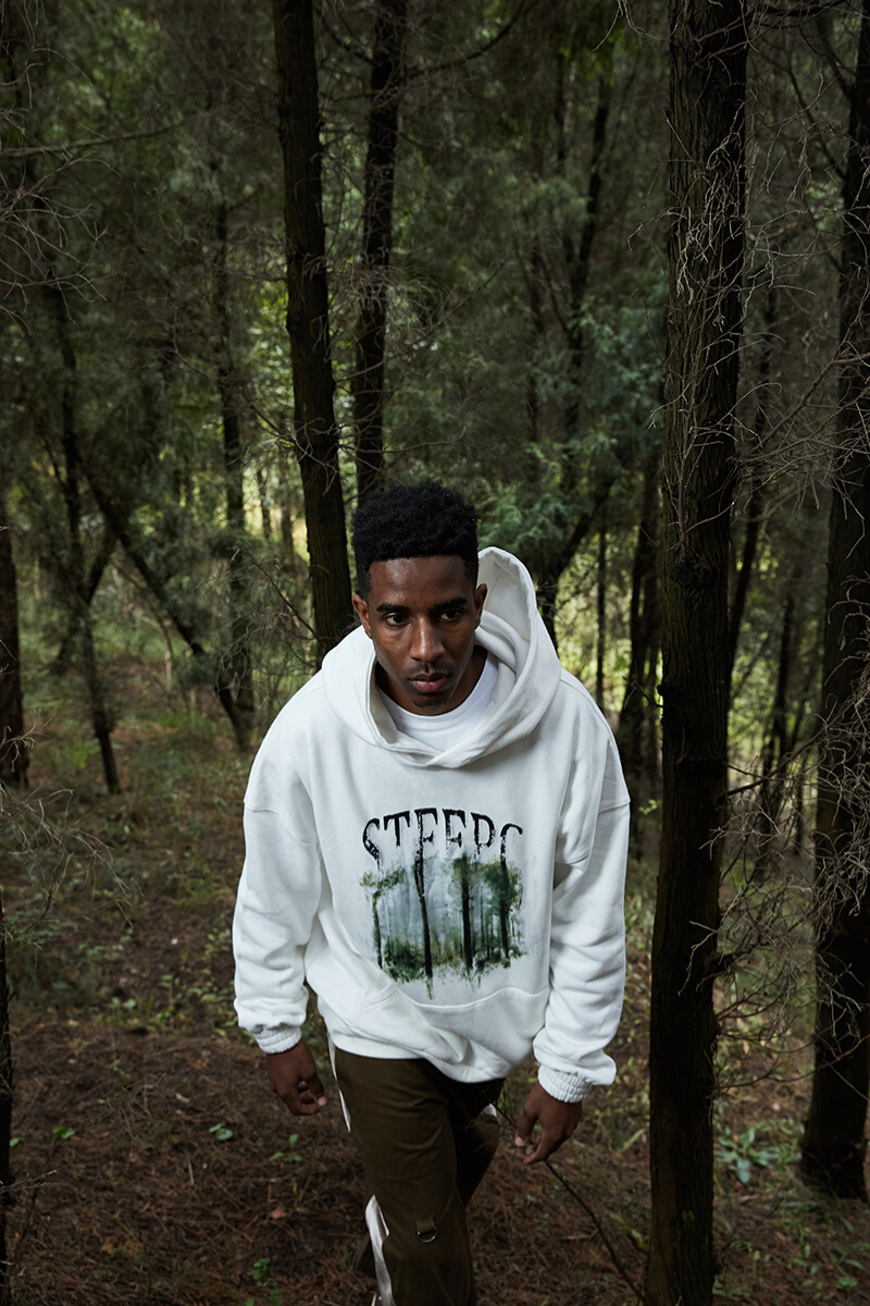 STEEPC Forest Logo Loose Hoodie