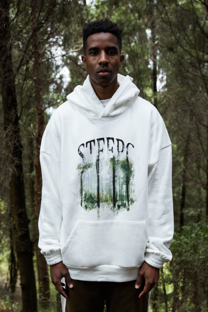 STEEPC Forest Logo Loose Hoodie
