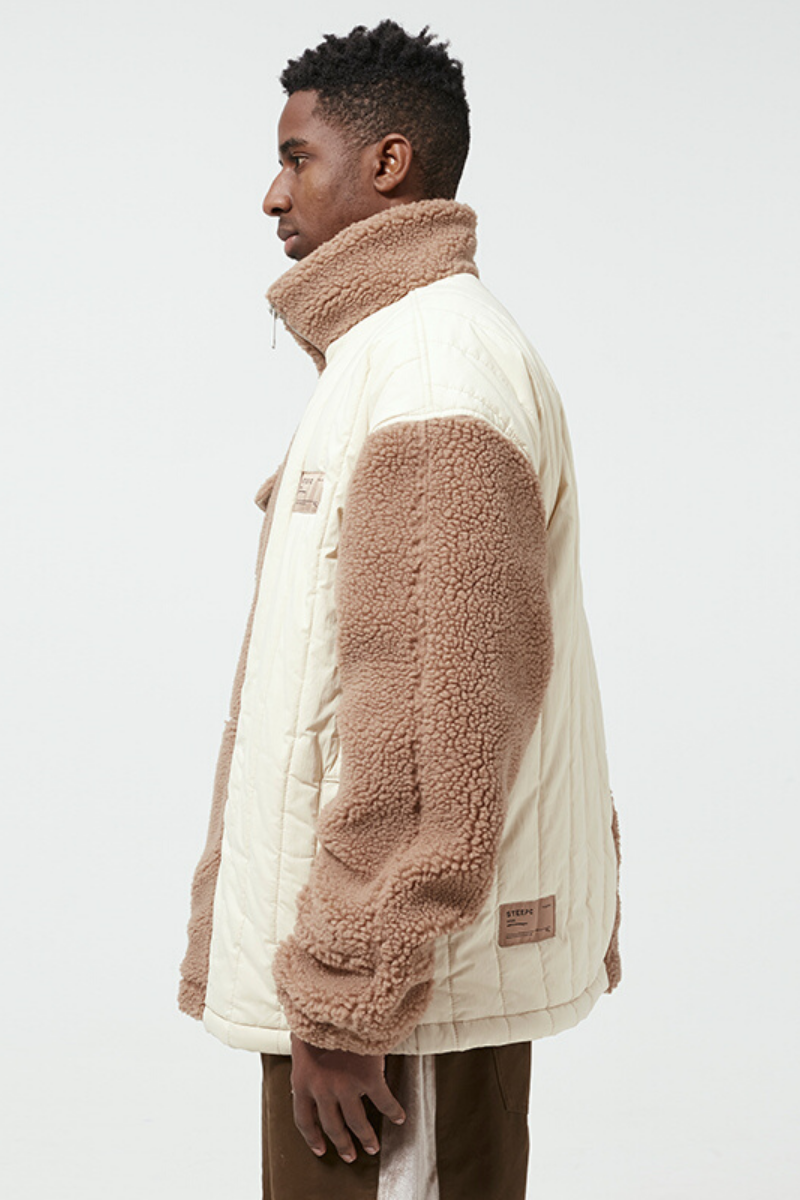 STEEPC Sherpa Stitching Jacket