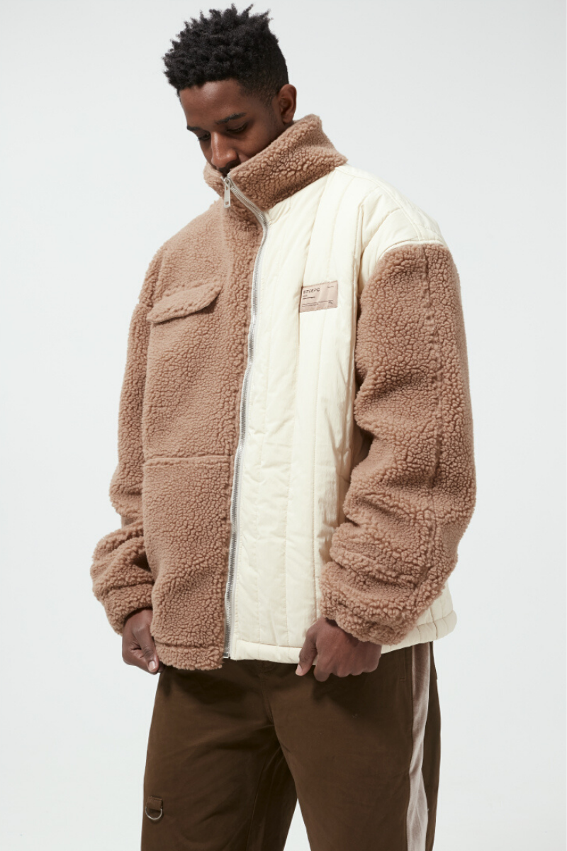 STEEPC Sherpa Stitching Jacket