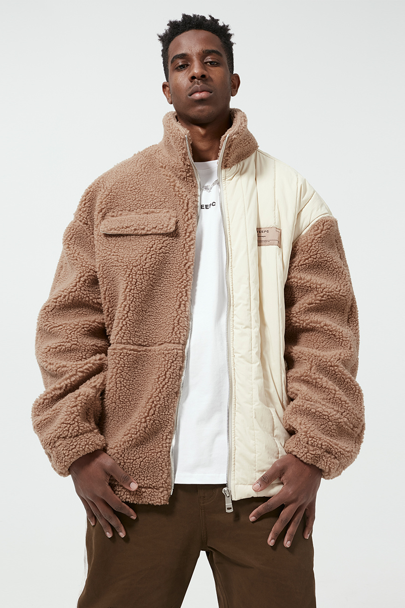STEEPC Sherpa Stitching Jacket